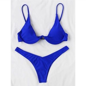 Zaful blue bathing suit